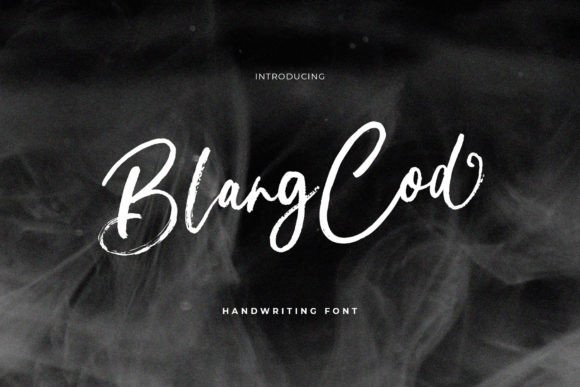 Blang Cod Brush — A Handwritten Font Full of Personality
