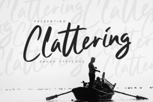 Clattering Brush Font — Bold, Handmade, and Full of Character