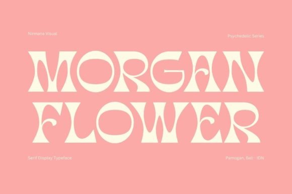 Morgan Flower: Retro Psychedelic Typography That Stands Out